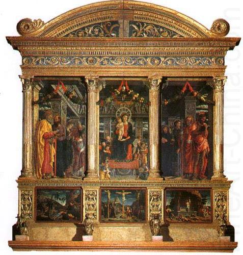 San Zeno Altarpiece,, Andrea Mantegna